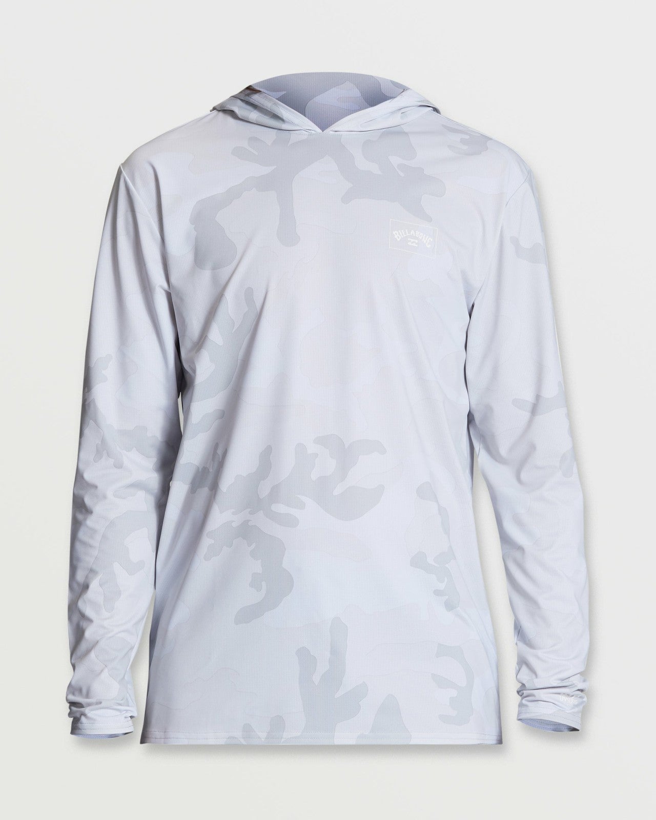 Arch Mesh Long Sleeve Hooded Surf Tee - White Camo