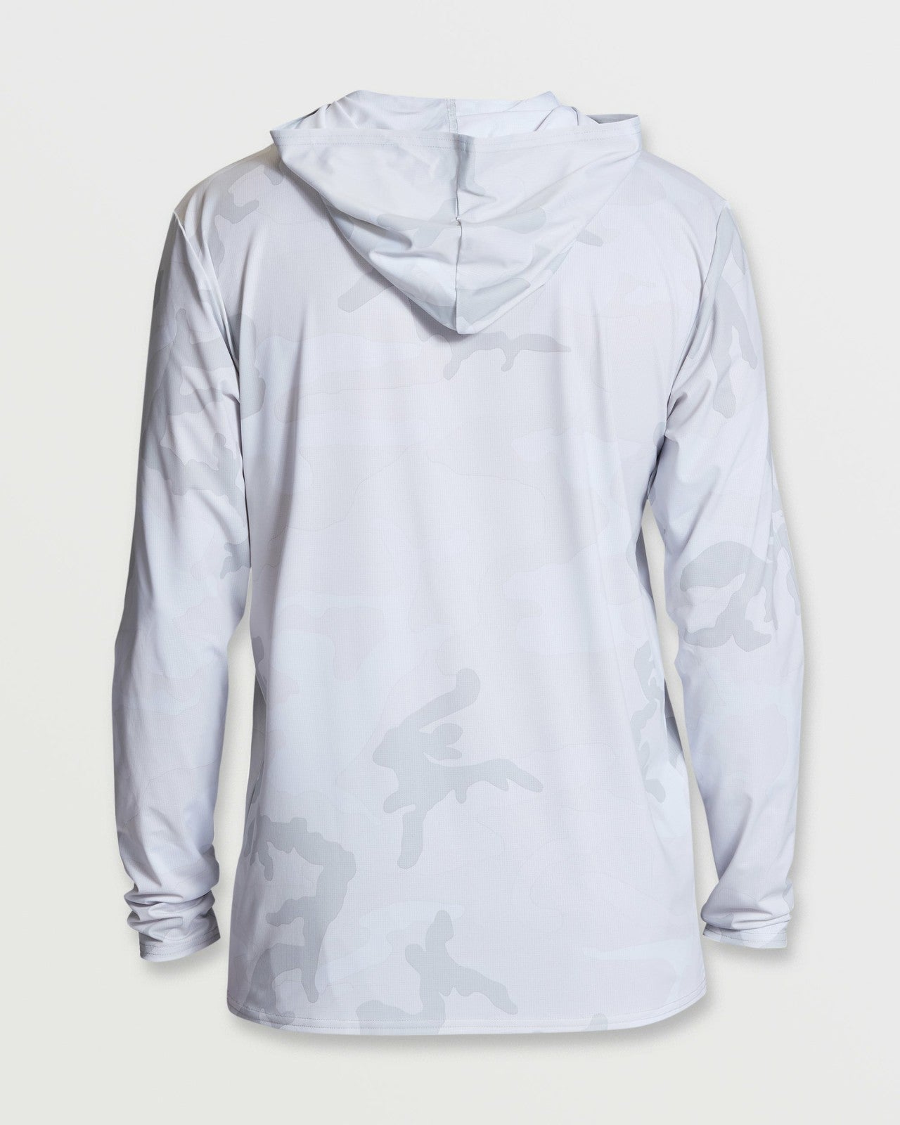 Arch Mesh Long Sleeve Hooded Surf Tee - White Camo