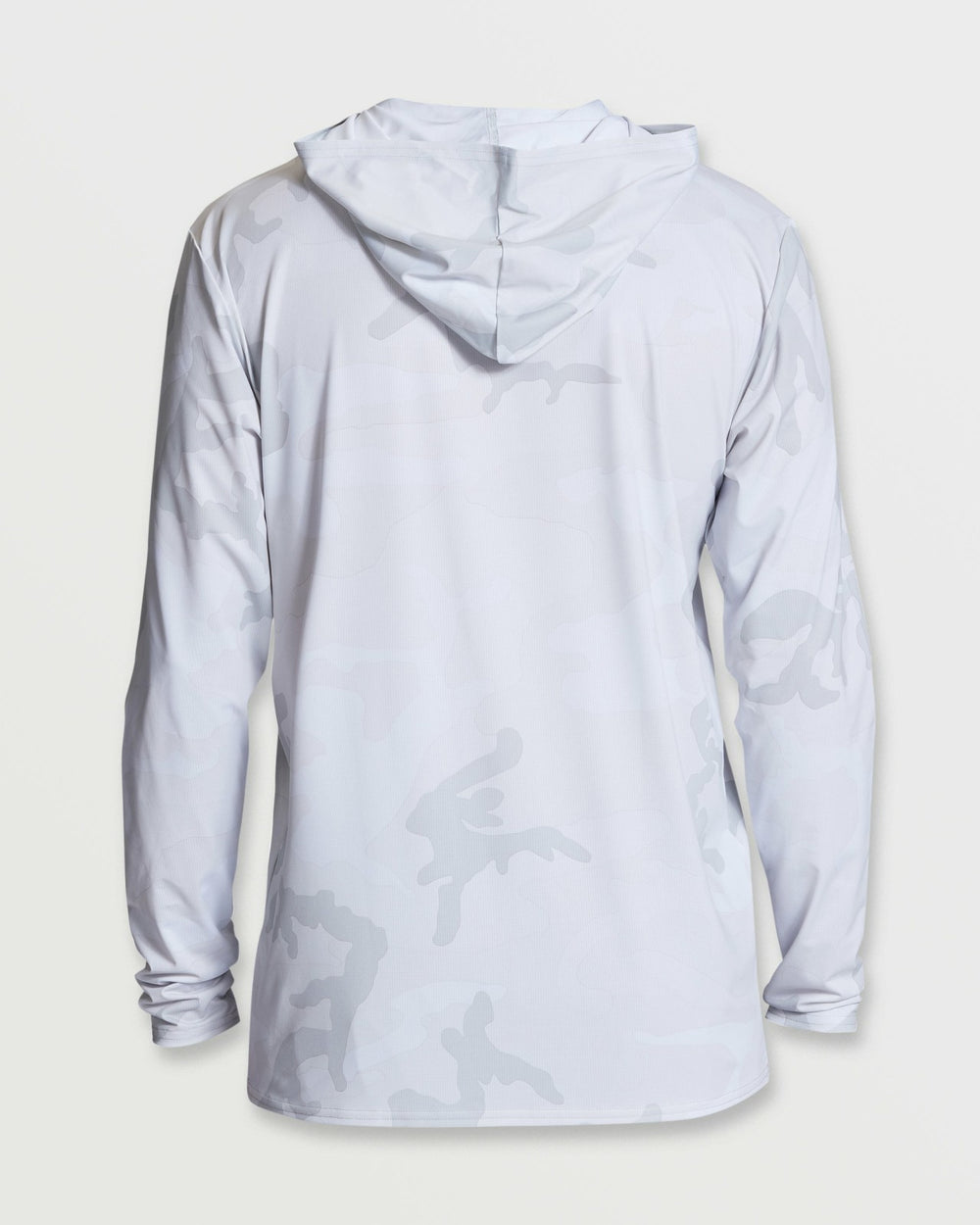 Arch Mesh Long Sleeve Hooded Surf Tee - White Camo