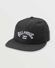 Arch Team Snapback Hat - Black