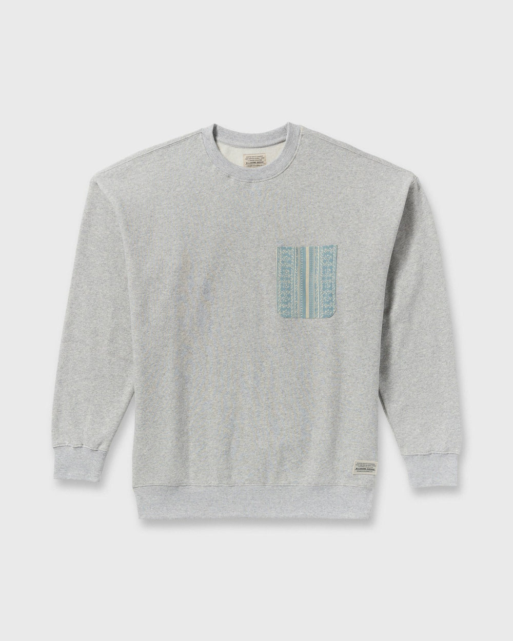 Austin Garage Crew Sweatshirt - Lt Grey Htr