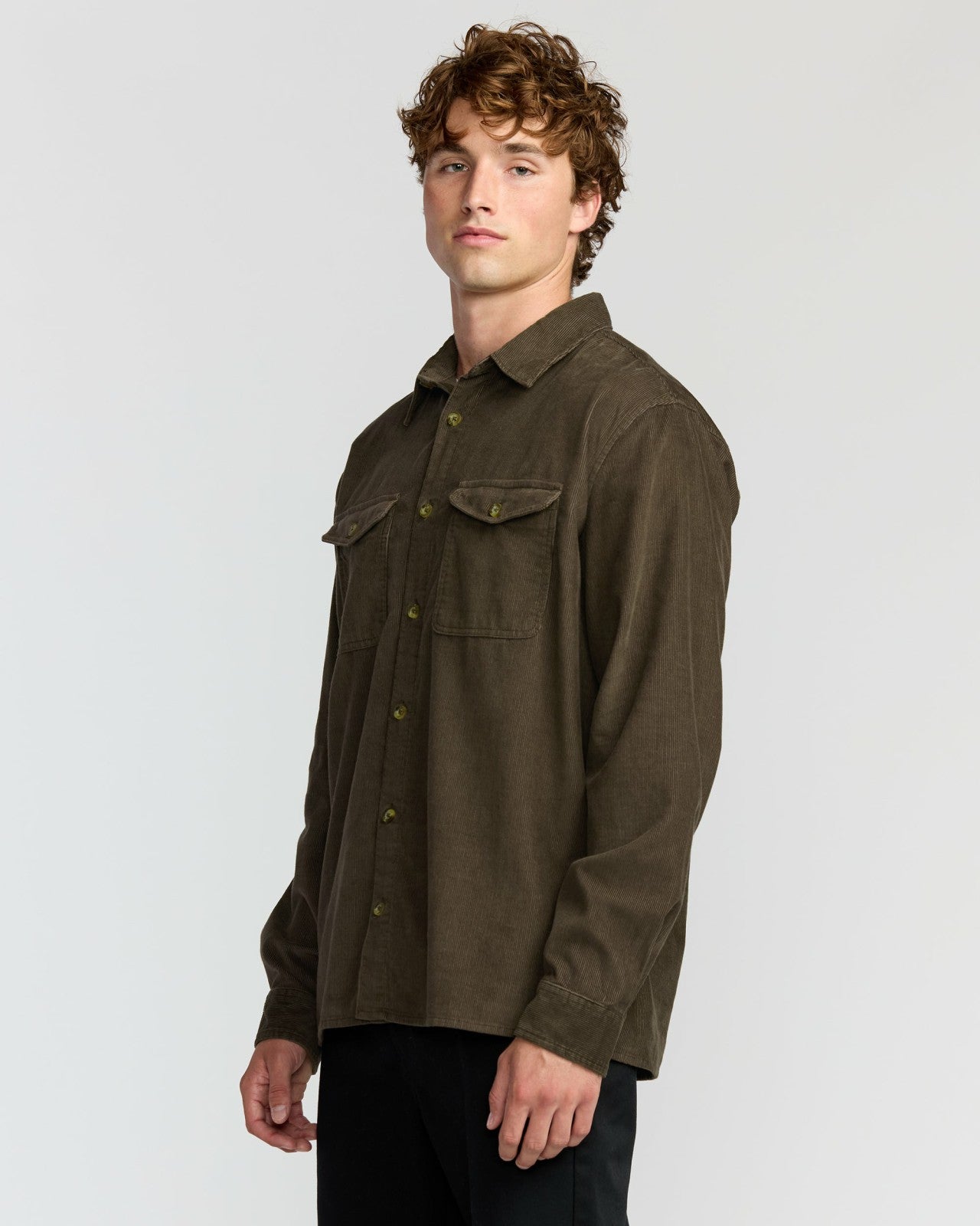 Austin Garage Long Sleeve Shirt - Chocolate