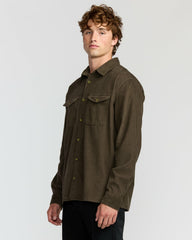 Austin Garage Long Sleeve Shirt - Chocolate