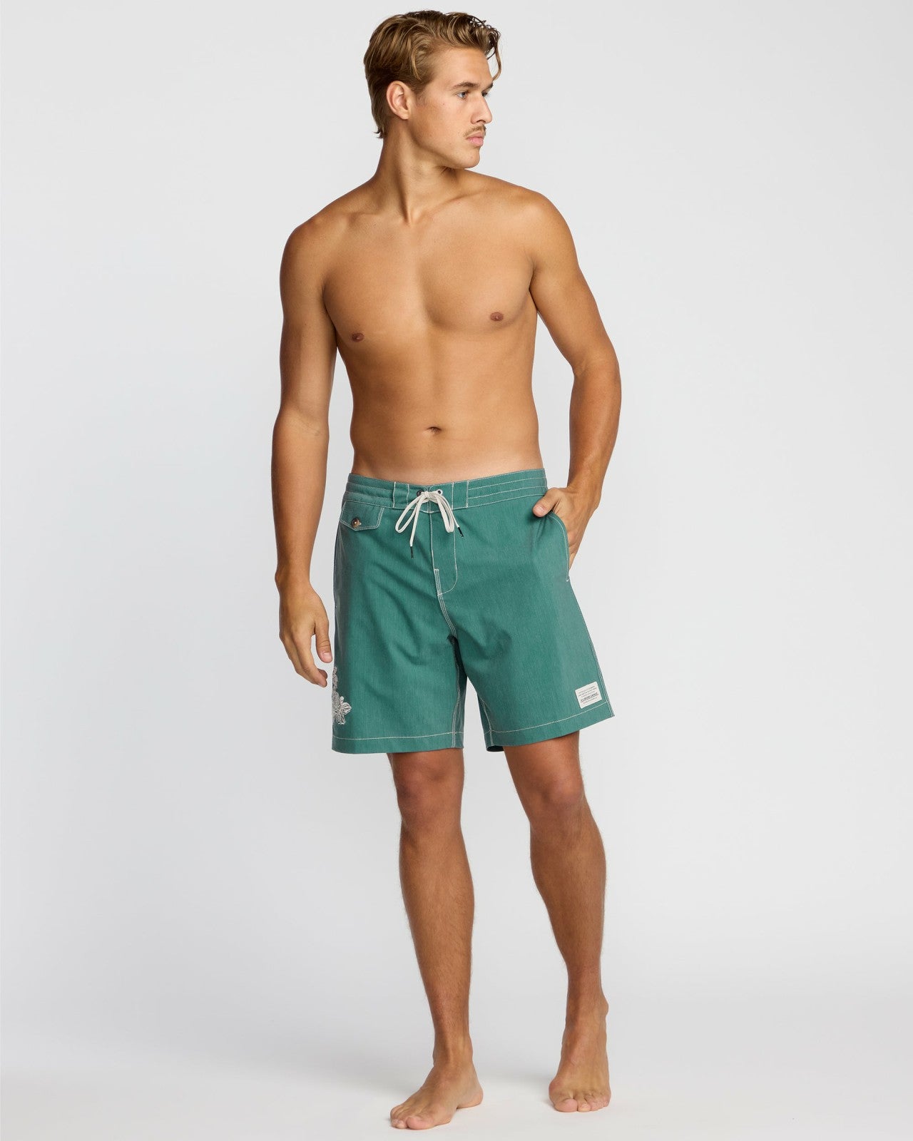 Austin Garage Lo Tides Boardshorts - Teal