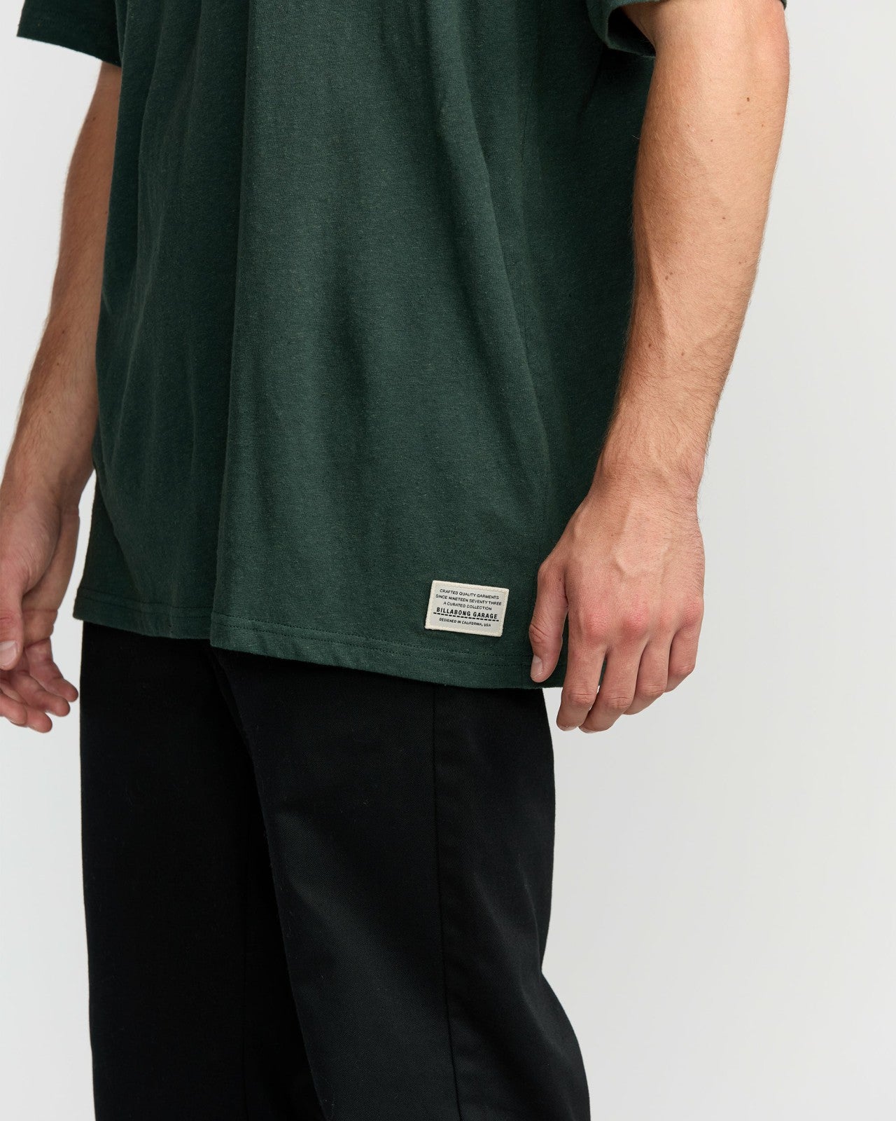 Austin Garage Regular Pocket Short Sleeve T-Shirt - Teal