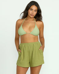 Aya Sun Shorts - Avocado