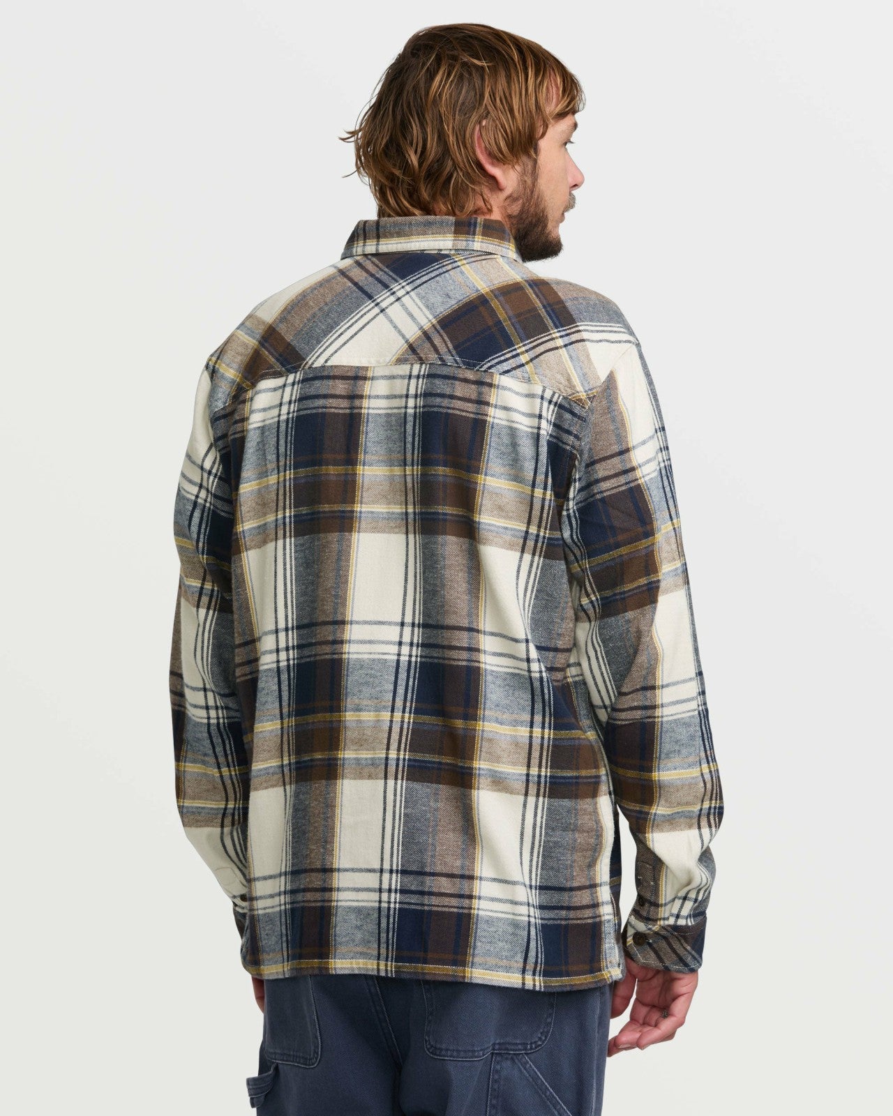 Bad Dog Flannel Shirt - Silver