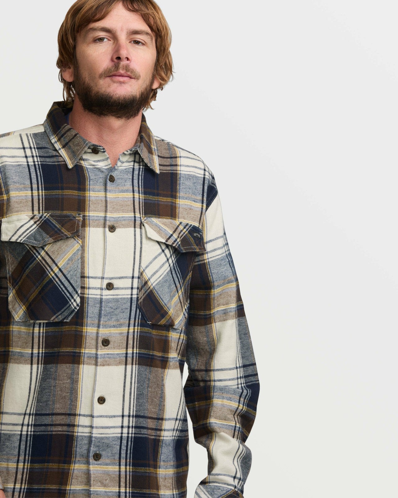 Bad Dog Flannel Shirt - Silver