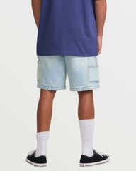 Bad Dog 21" Shorts - Bleached Aqua