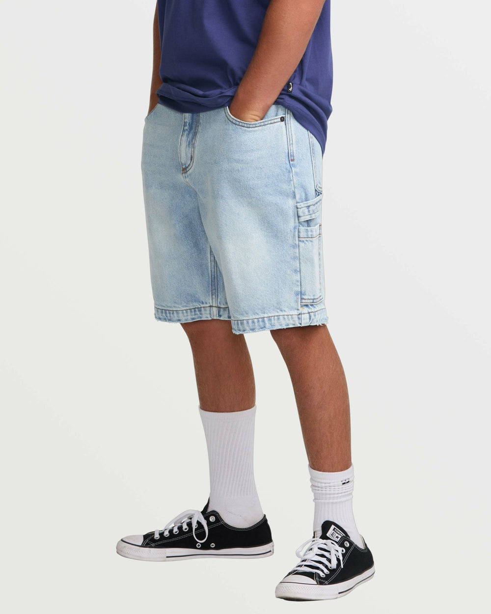 Bad Dog 21" Shorts - Bleached Aqua