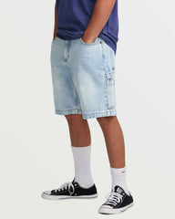 Bad Dog 21" Shorts - Bleached Aqua