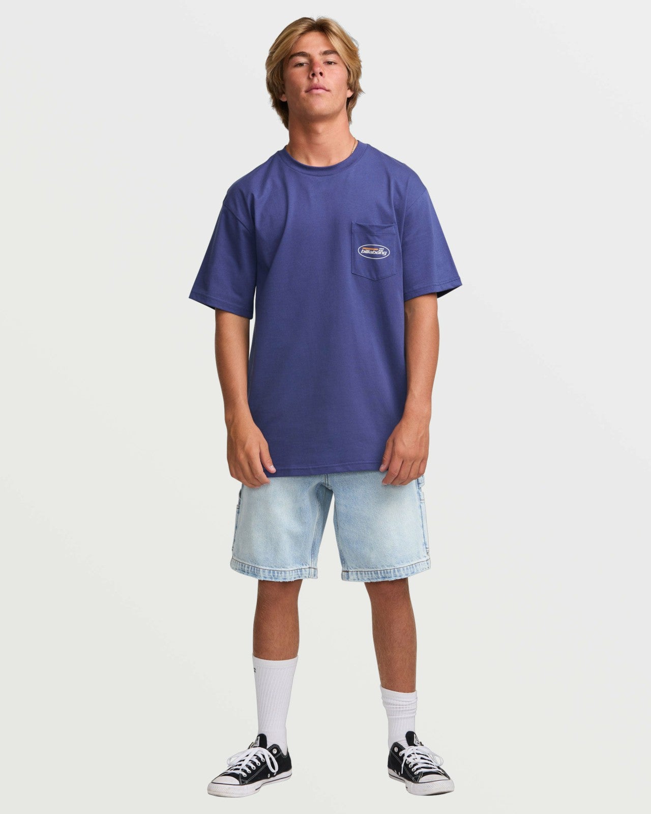 Bad Dog 21" Shorts - Bleached Aqua