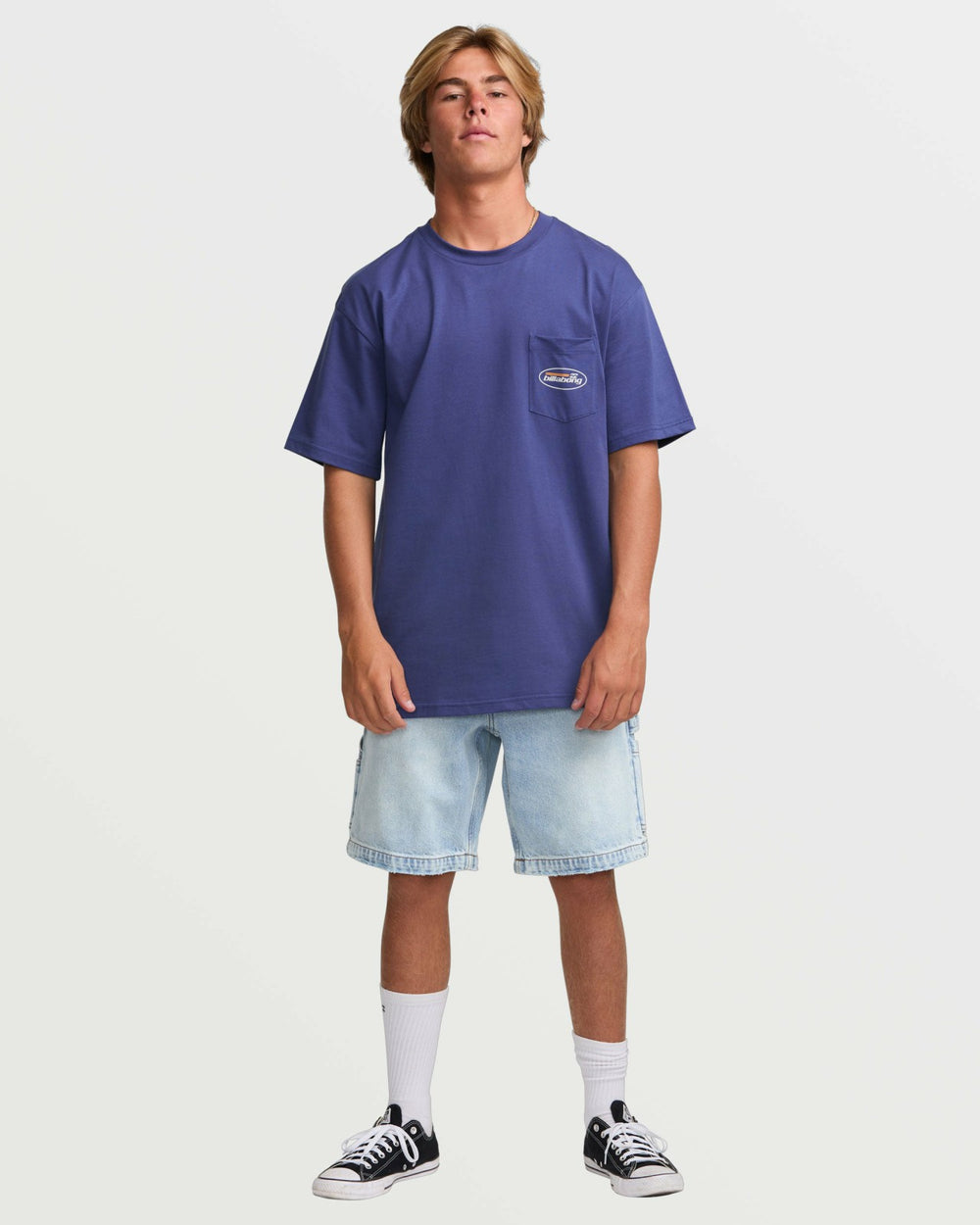 Bad Dog 21" Shorts - Bleached Aqua