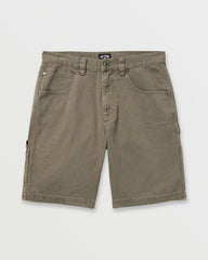 Bad Dog 21" Workwear Shorts - Brown