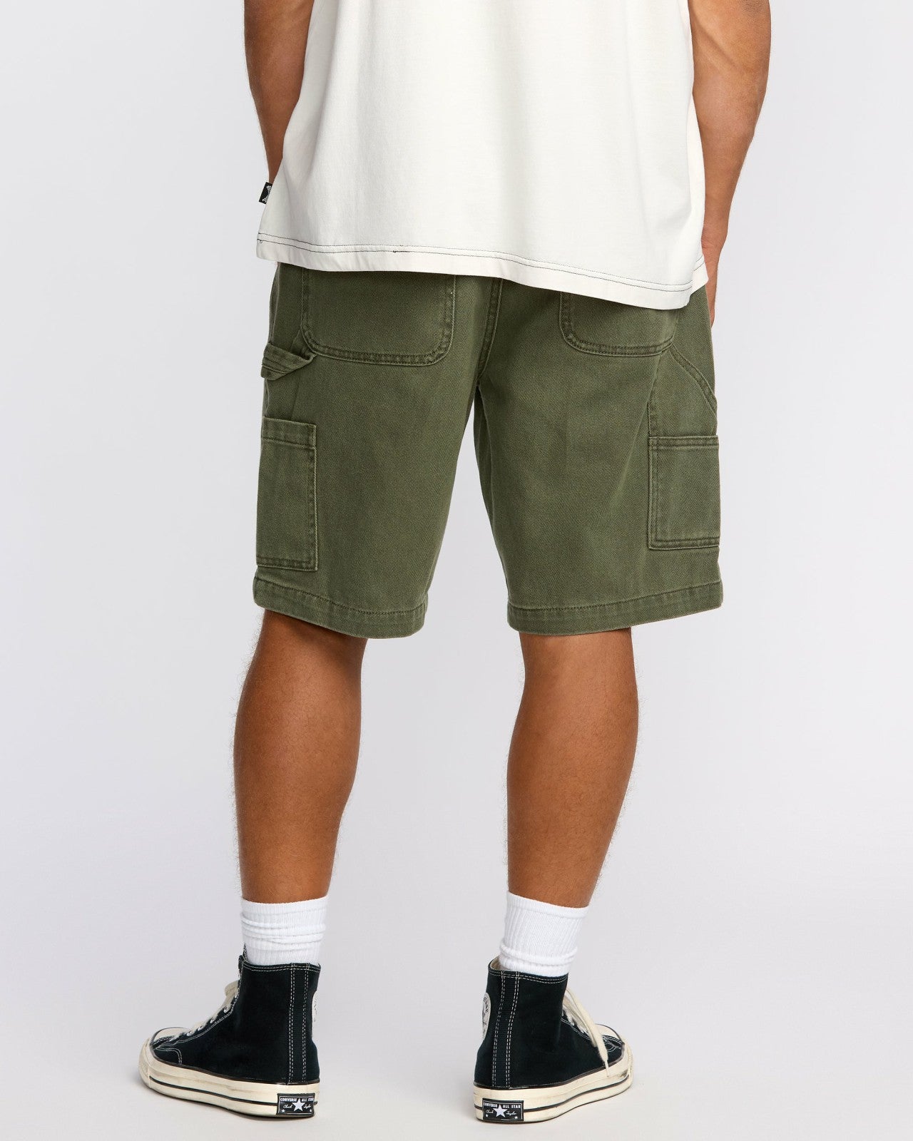 Bad Dog 21" Workwear Shorts - Dark Military