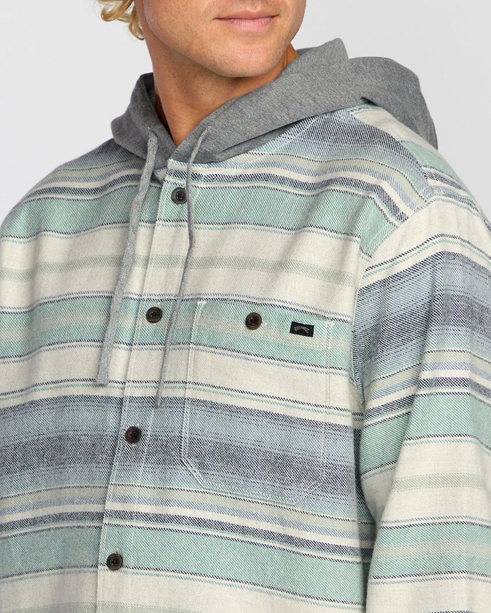 Baja Long Sleeve Flannel Shirt - Oatmeal