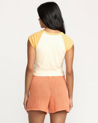 Beach Club Babe Short Sleeve T-Shirt - Butter