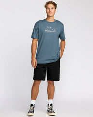 Beach Club Premium Short Sleeve T-Shirt - Steel Blue