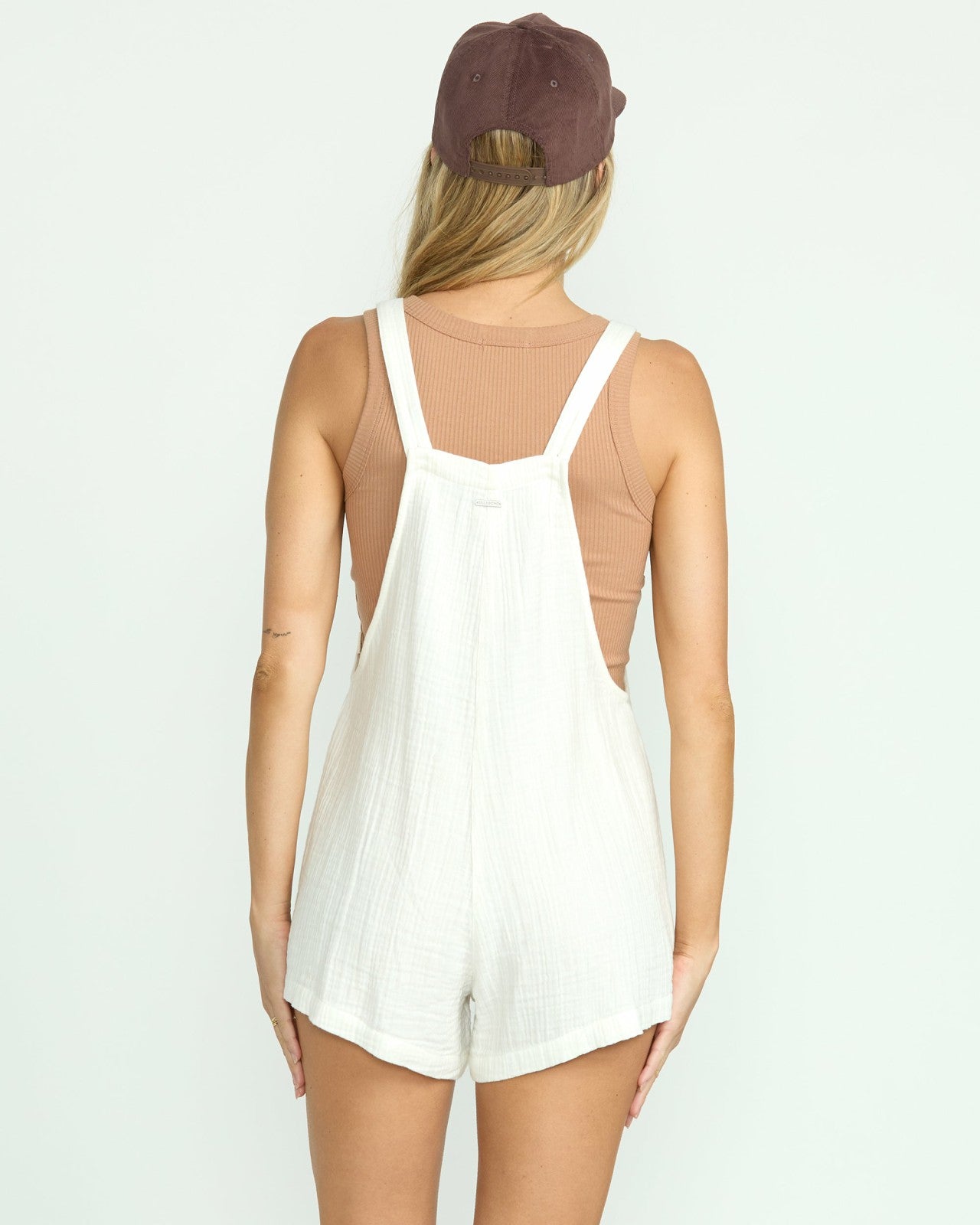 Beach Crush Romper - Salt Crystal