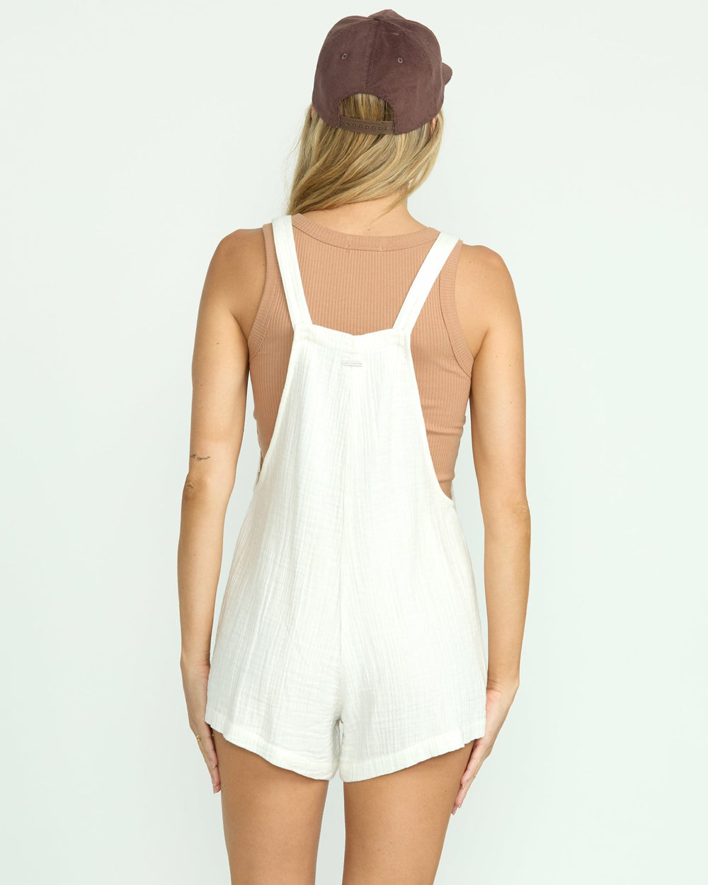 Beach Crush Romper - Salt Crystal