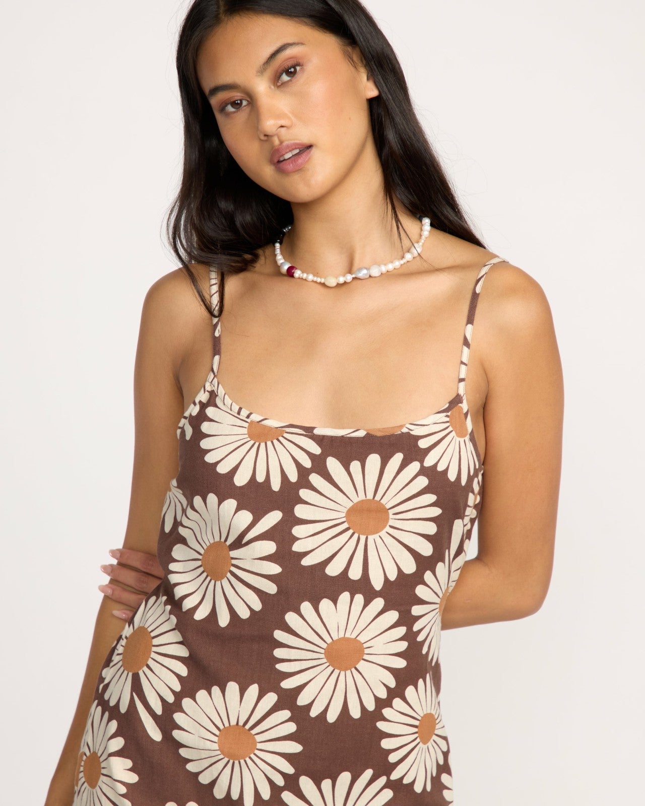 Beach Haze Dress - Espresso