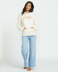 Beach Tropics Po Hoodie - Whitecap
