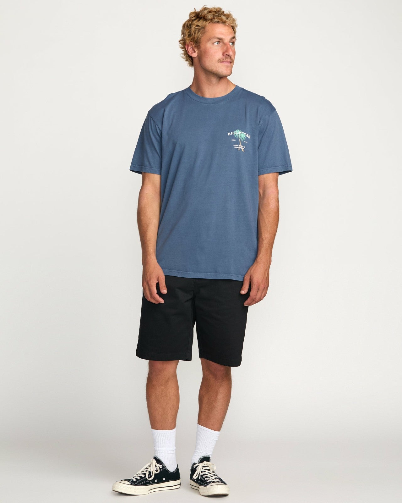 Better Premium Wave Wash Tee - Deep Blue