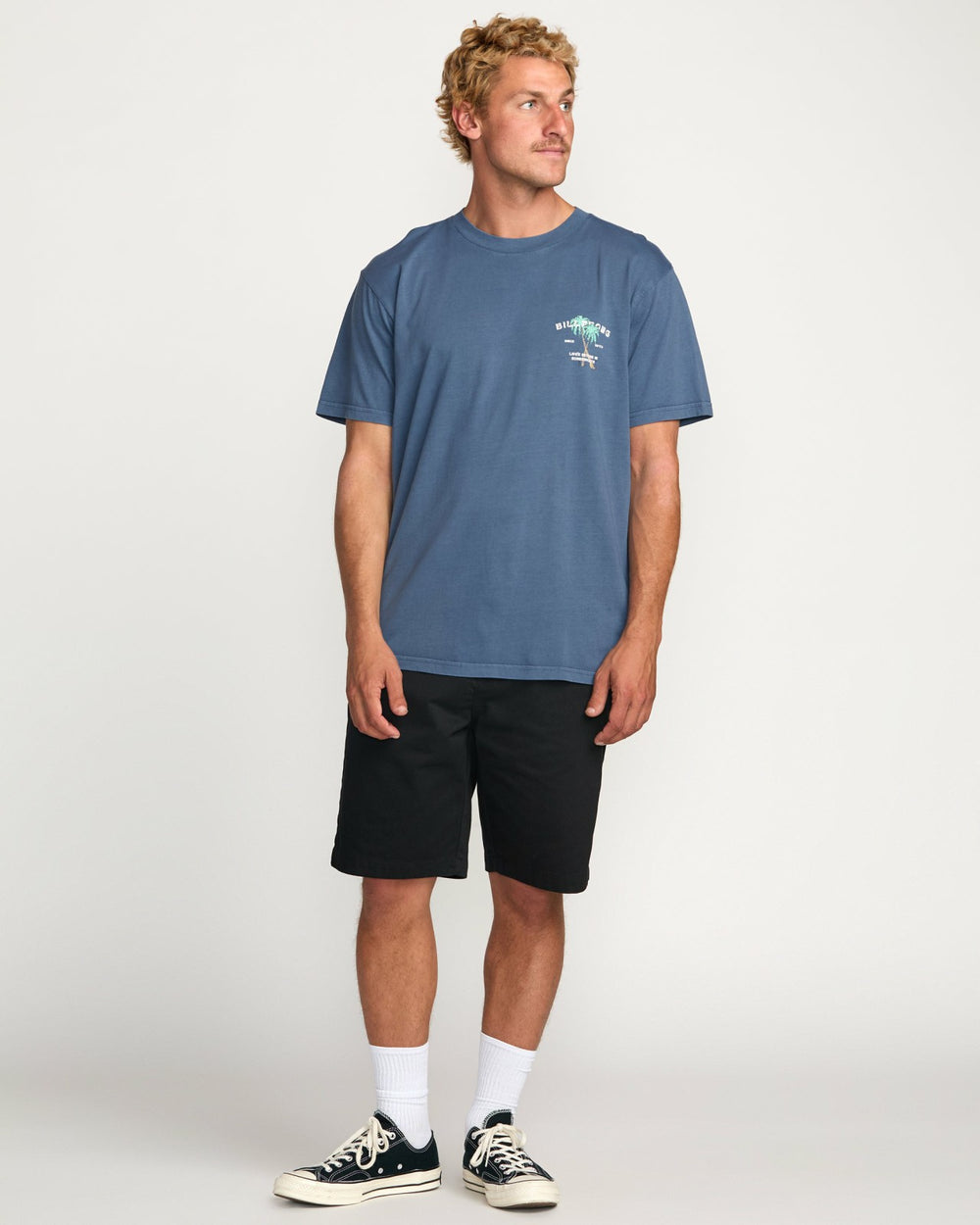 Better Premium Wave Wash Tee - Deep Blue