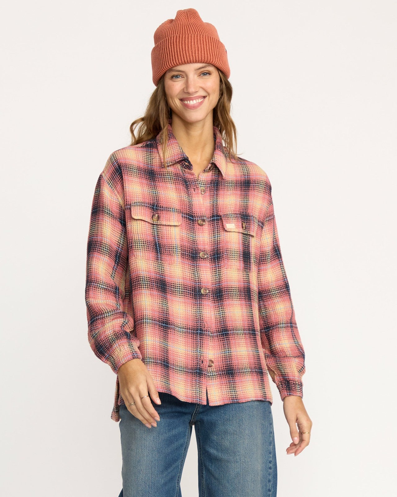 Big Bear Long Sleeve Shirt - Mountain Rose