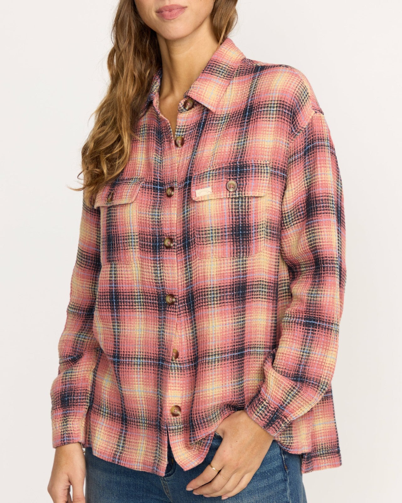 Big Bear Long Sleeve Shirt - Mountain Rose