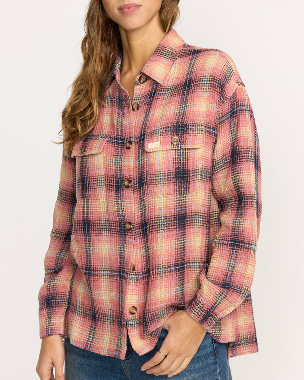Big Bear Long Sleeve Shirt - Mountain Rose