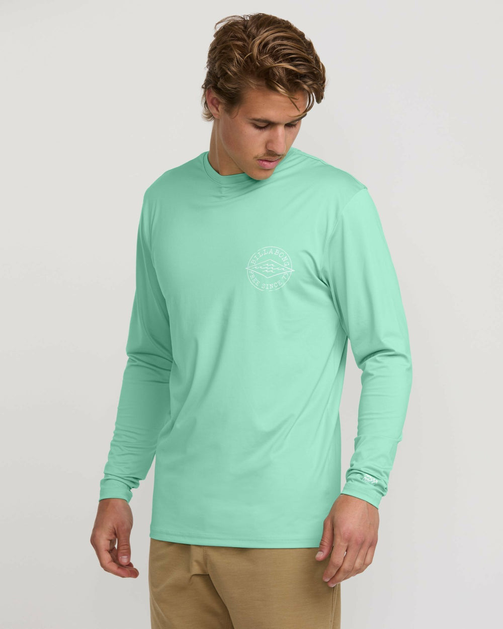 Big Dave Loose Fit Long Sleeve Surf Tee - Bermuda