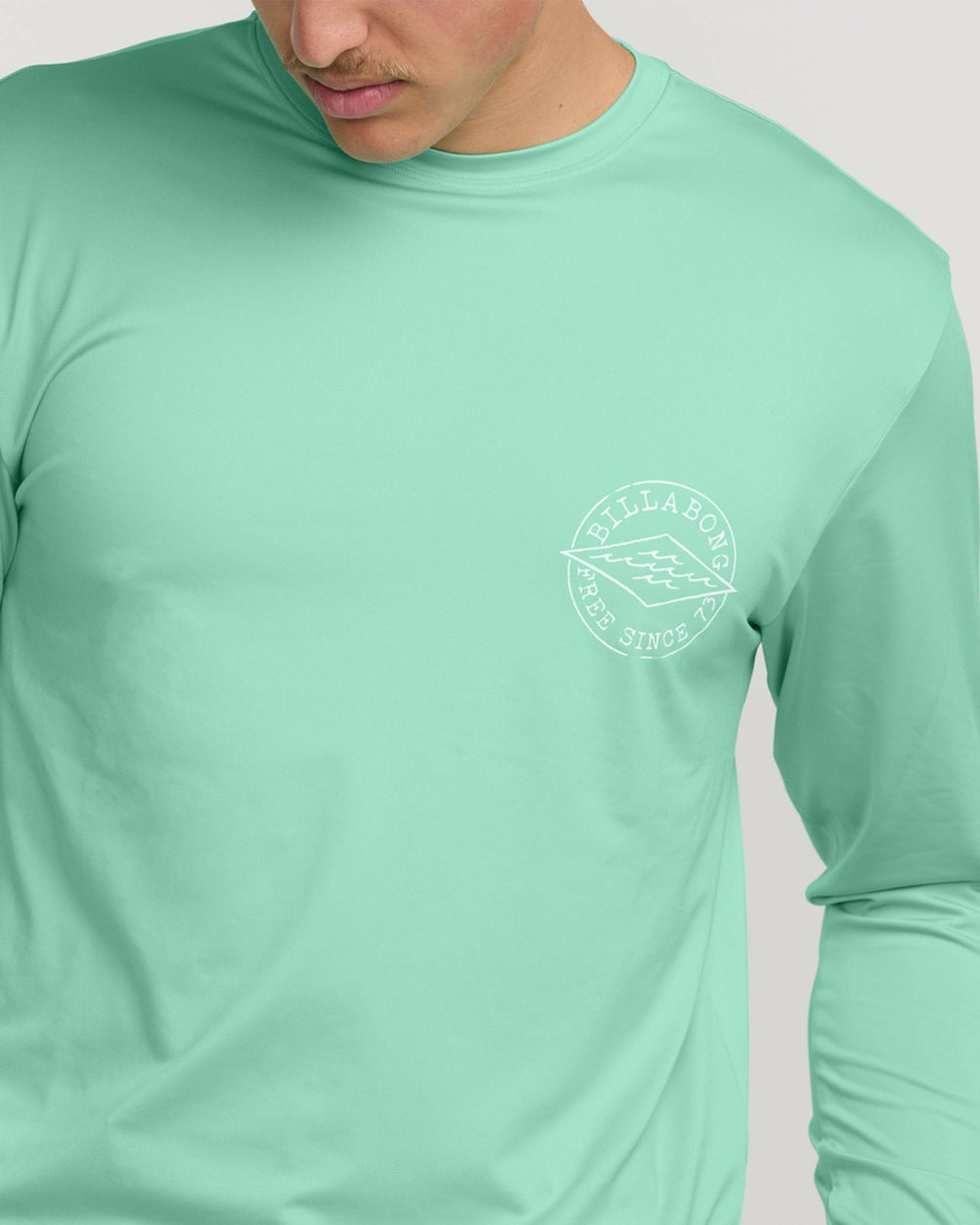 Big Dave Loose Fit Long Sleeve Surf Tee - Bermuda