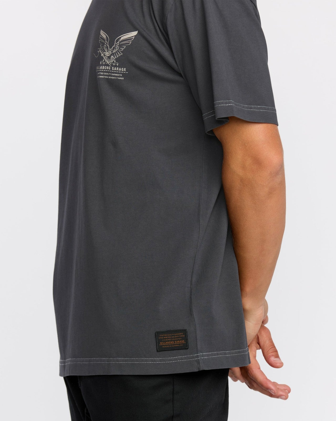 Bird Of Prey Garage OG Short Sleeve T-Shirt - Washed Black