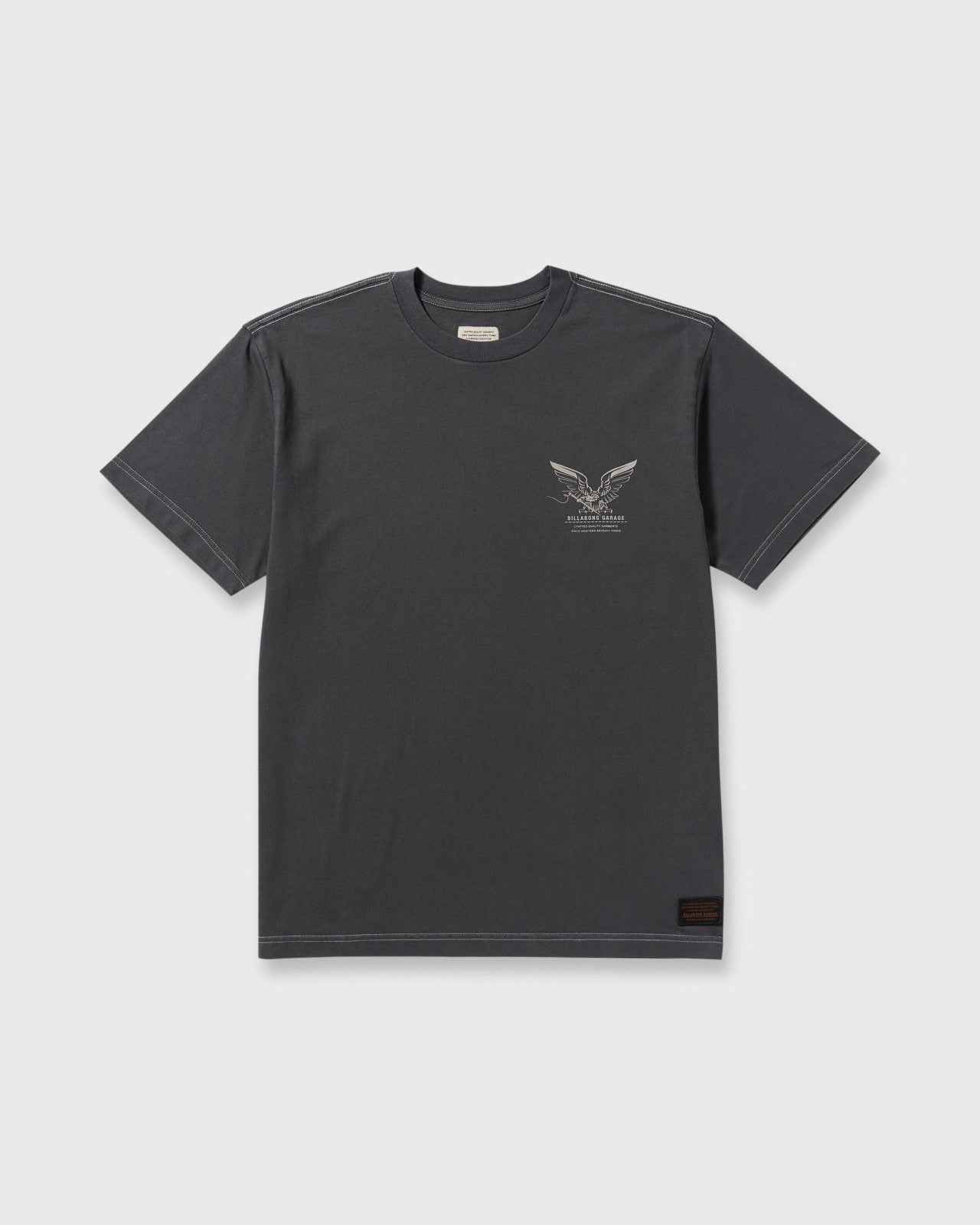 Bird Of Prey Garage OG Short Sleeve T-Shirt - Washed Black