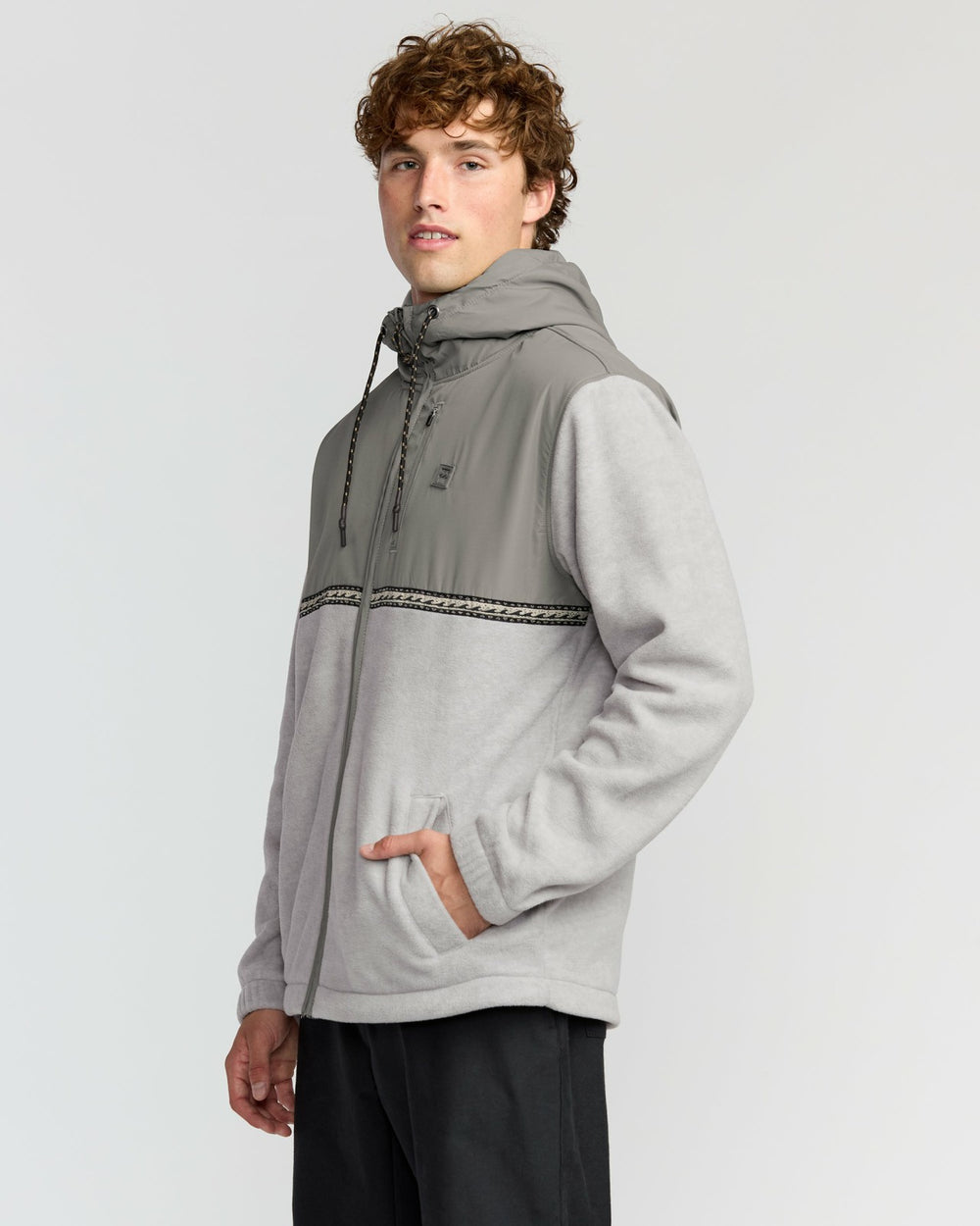 Boundary Lite Zip Sweatshirt - Gray Heather