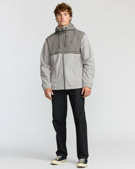 Boundary Lite Zip Sweatshirt - Gray Heather