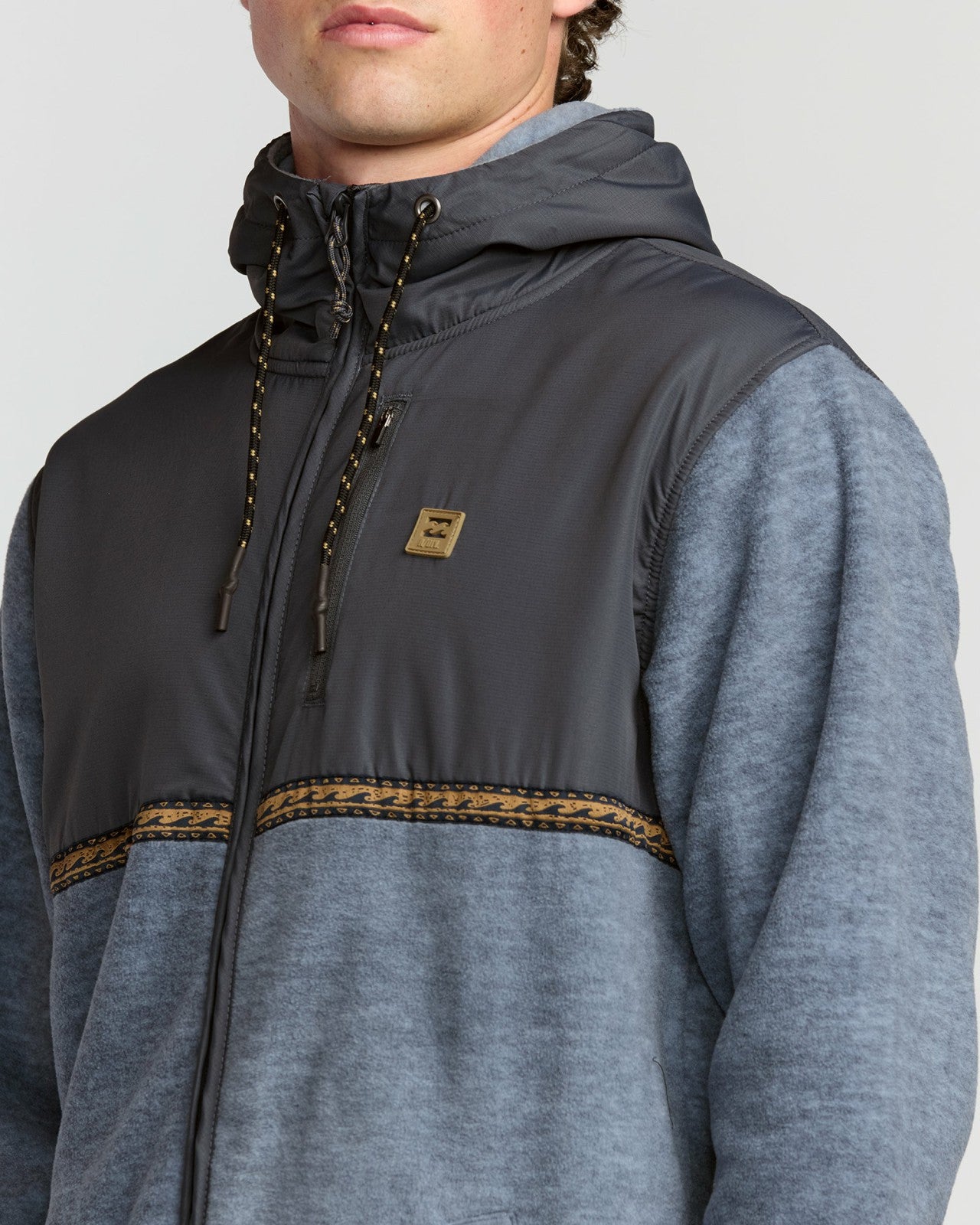 Boundary Lite Zip Sweatshirt - Steel Blue