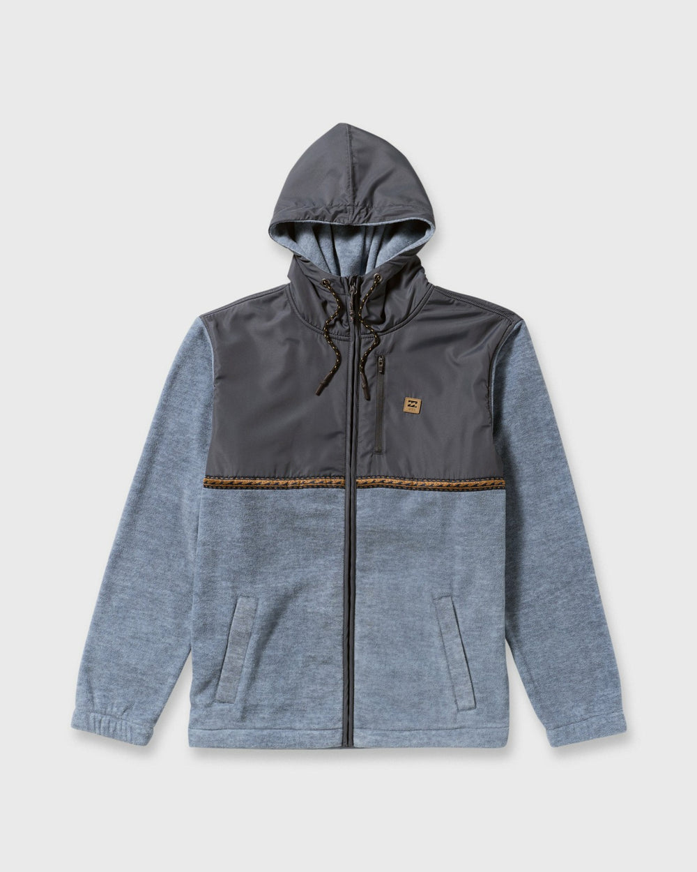 Boundary Lite Zip Sweatshirt - Steel Blue
