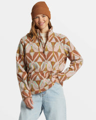 A/Div Boundary Mock 3 Half-Zip Pullover Sweatshirt - Sandalwood