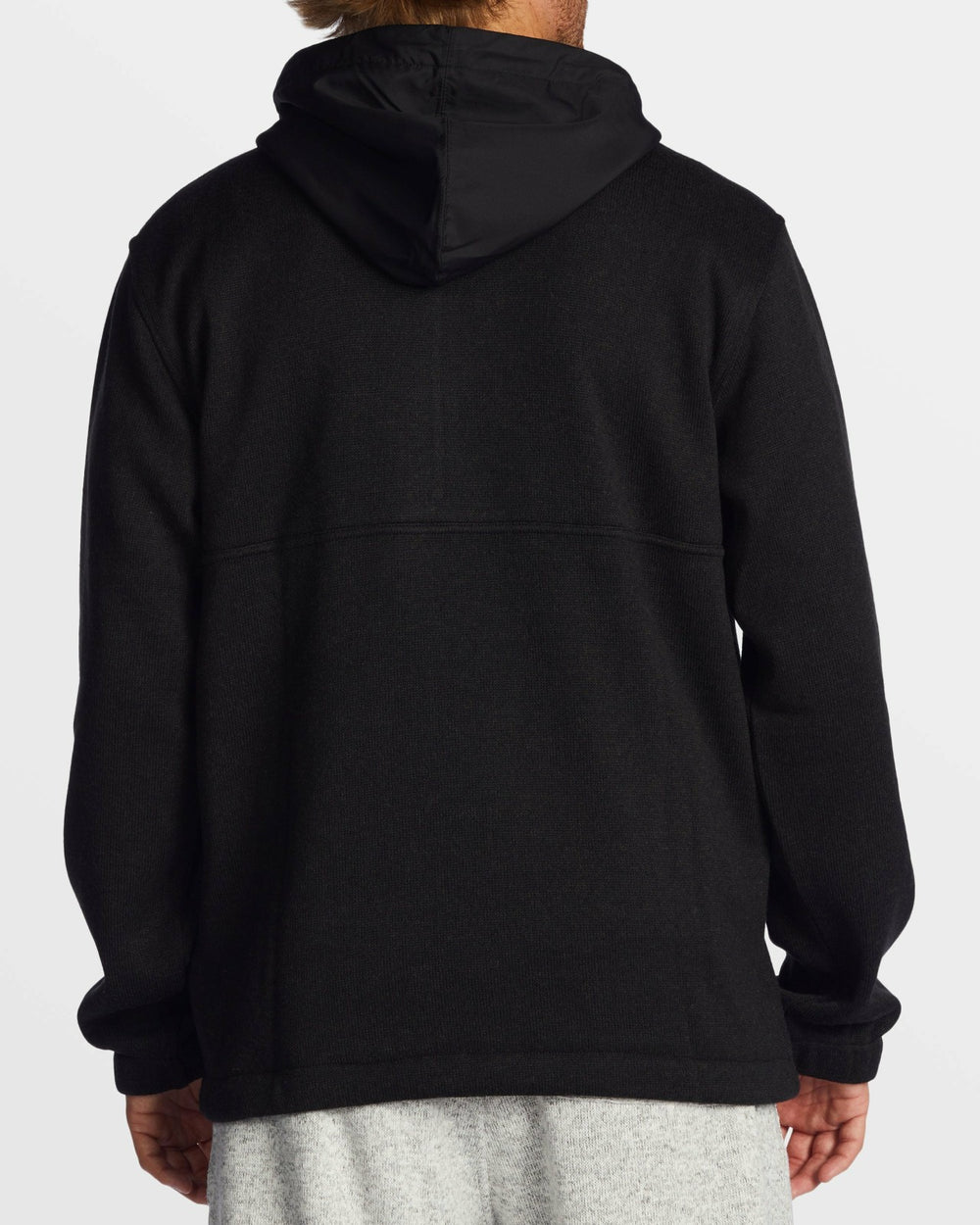 A/Div Boundary Hooded Half-Zip Pullover - Black Heather
