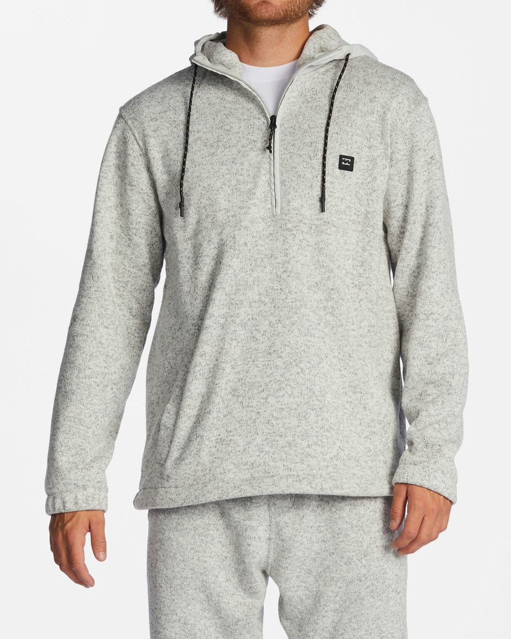 A/Div Boundary Hooded Half-Zip Pullover - Gray Heather