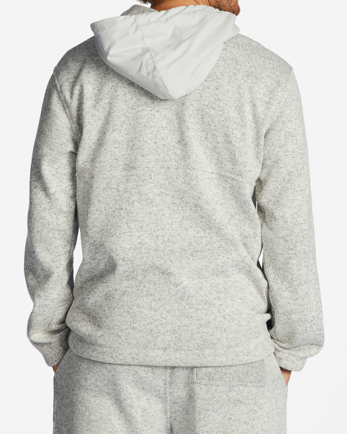 A/Div Boundary Hooded Half-Zip Pullover - Gray Heather