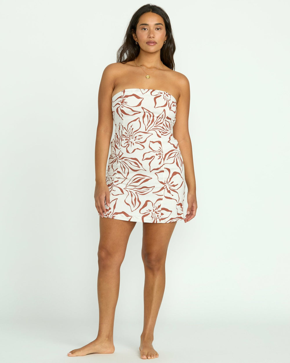 Bright Bloom Dress - Salt Crystal