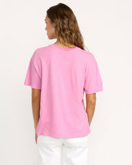 Bright New Day Tee - Bright Rose