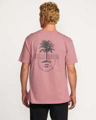 Calm Palm Premium Tee - Dusty Pink