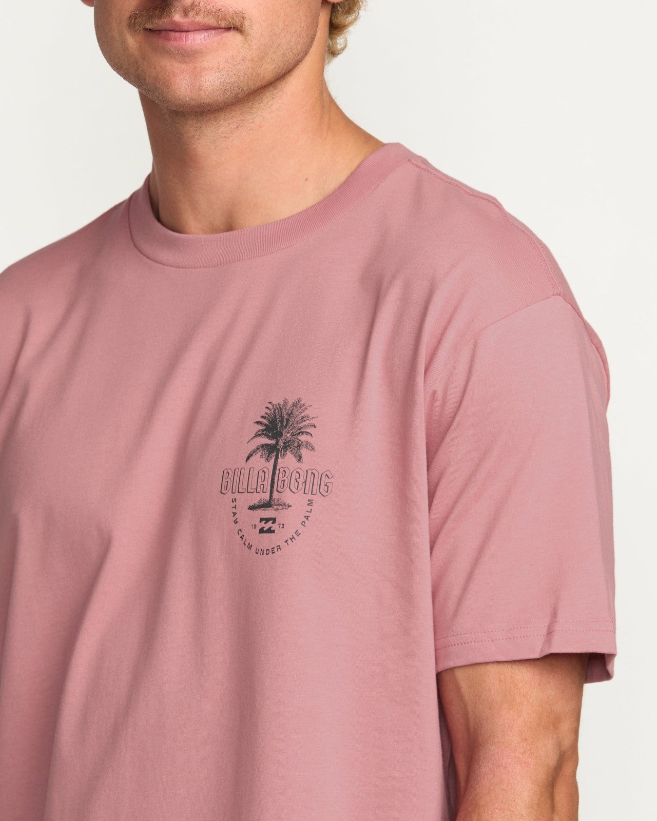 Calm Palm Premium Tee - Dusty Pink