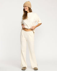 Cass Knit Pants - Whitecap