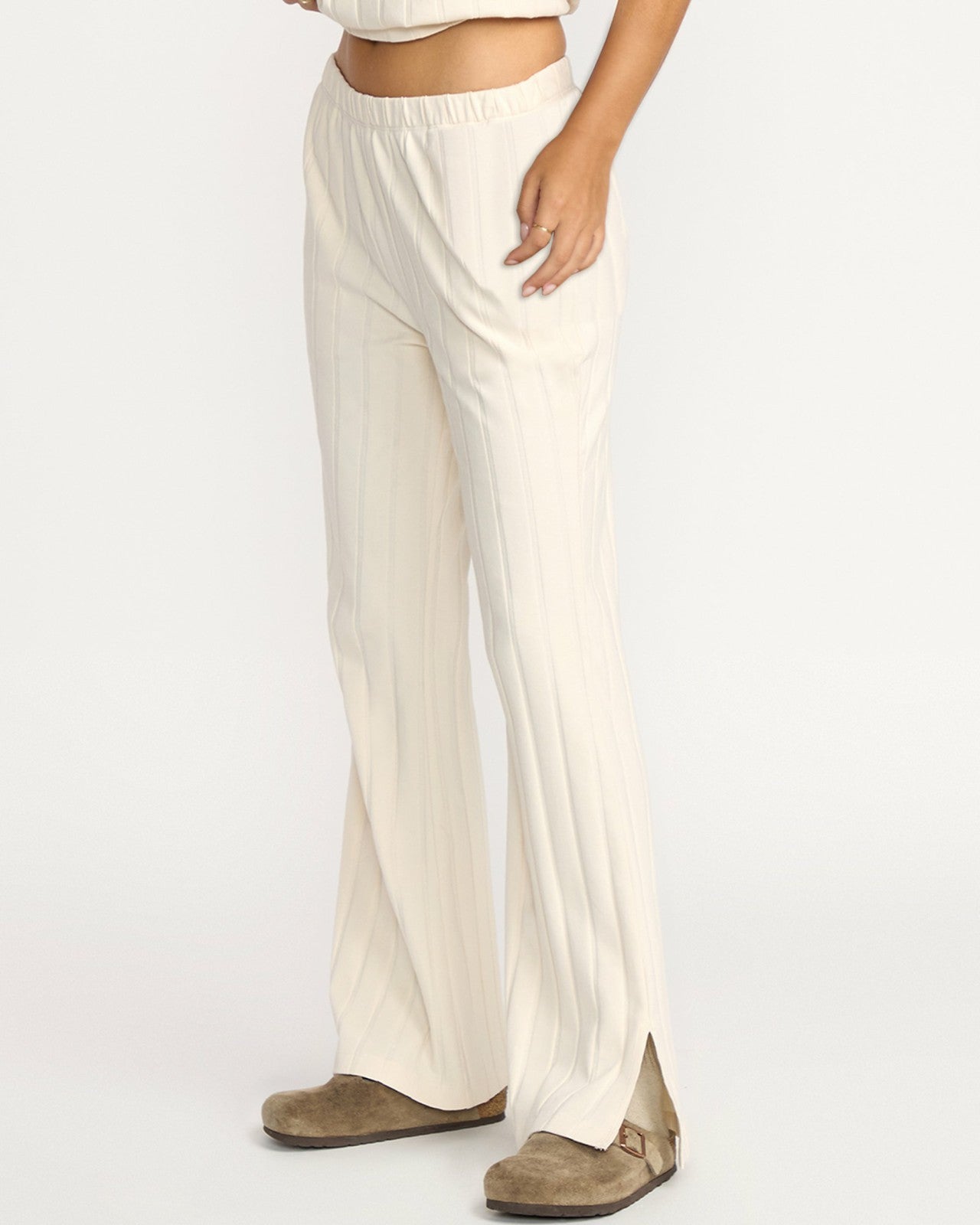 Cass Knit Pants - Whitecap