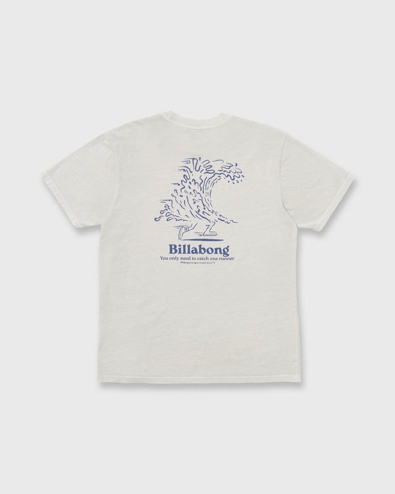 Catch One Premium Wave Wash Tee - Silver
